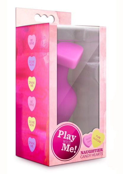 Play with Me Naughtier Candy Heart Ride Butt Plug