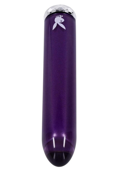 Playboy Amethyst Rechargeable Glass Vibrator