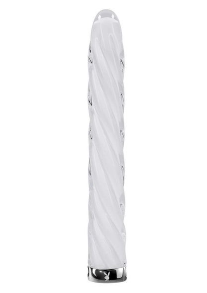 Playboy In A Twist Rechargeable Glass Vibrator