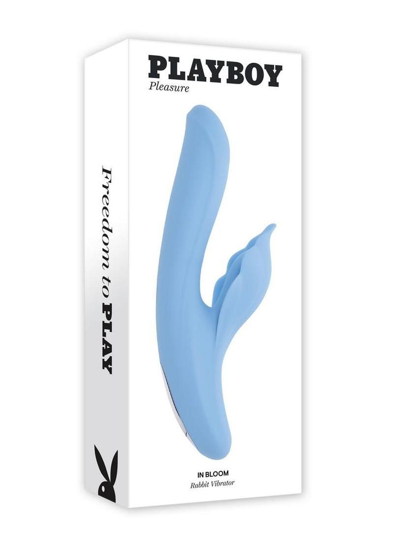 Playboy In Bloom Rechargeable Silicone Heating Dual Vibrator