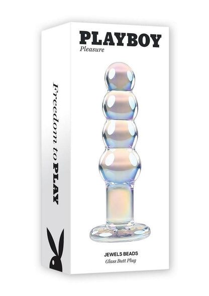 Playboy Jewels Beads Glass Butt Plug