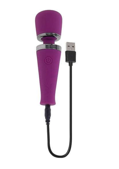 Playboy Mic Drop Wand Vibrator – Rechargeable &amp; Powerful
