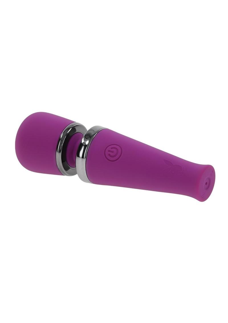 Playboy Mic Drop Wand Vibrator – Rechargeable &amp; Powerful