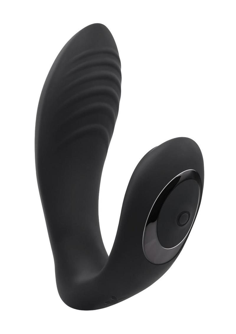 Playboy Play Time Silicone Dual Vibrator with Clitoral Stimulator
