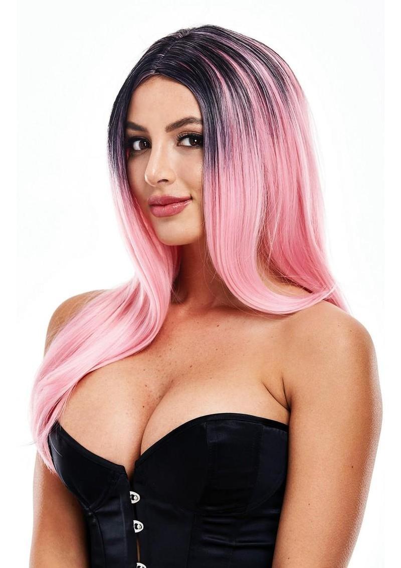 Pleasure Wigs Ella Pastel Rainbow Wig