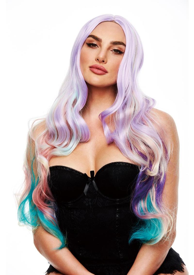 Pleasure Wigs Ella Pastel Rainbow Wig