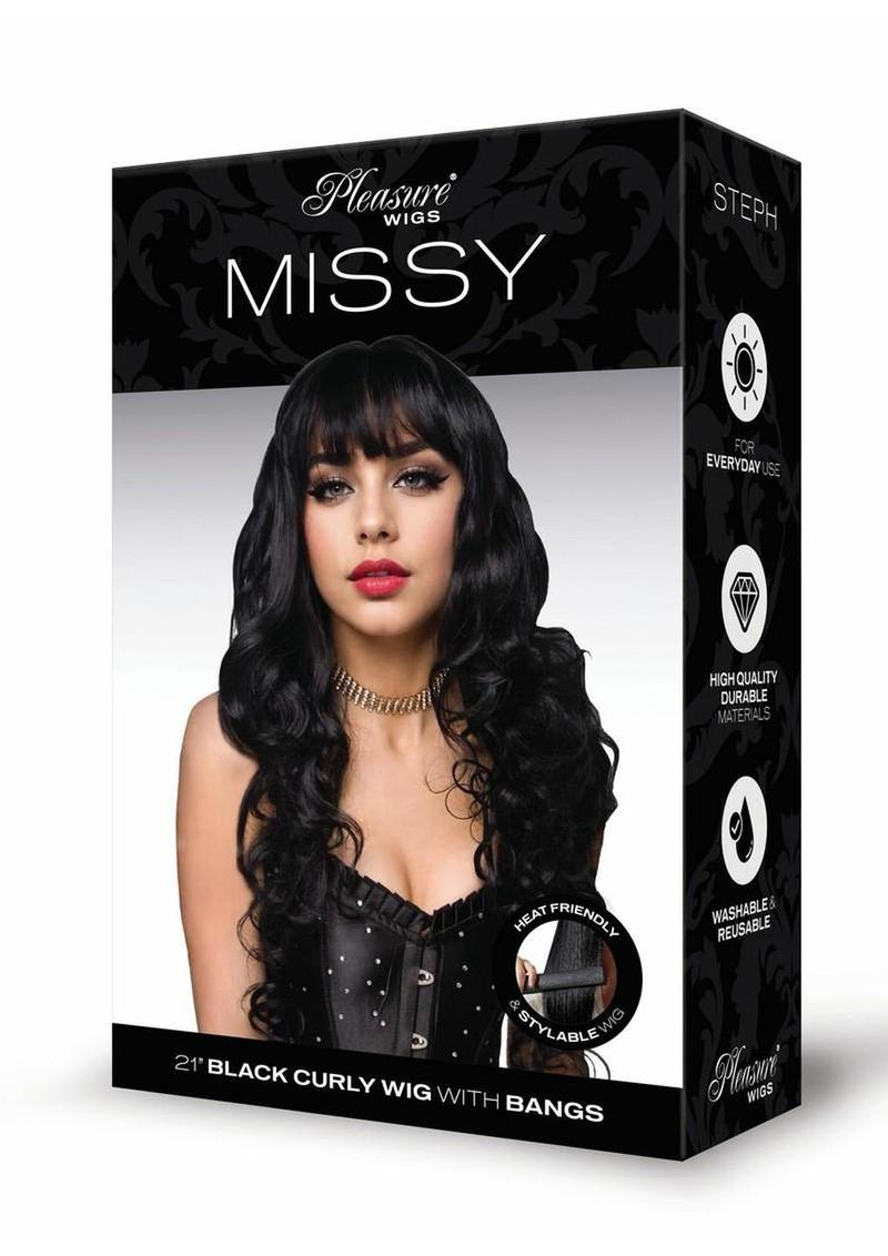 Missy Black Curly Wig
