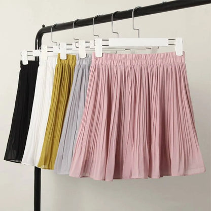 Pleated Mini Skirt Tulle