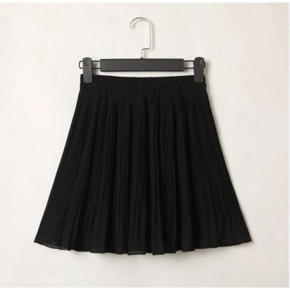 Pleated Mini Skirt Tulle