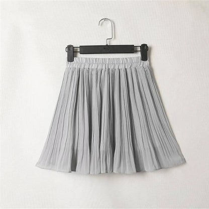 Pleated Mini Skirt Tulle