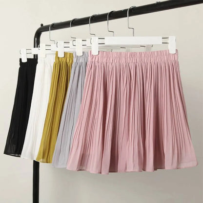 Pleated Mini Skirt Tulle