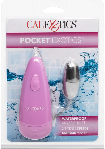 Pocket Exotics Silver Bullet with Remote Control