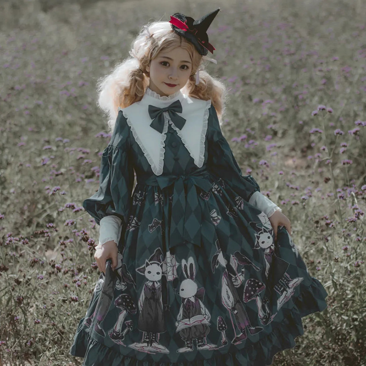 Poisonous Mushroom Gothic Lolita Dress