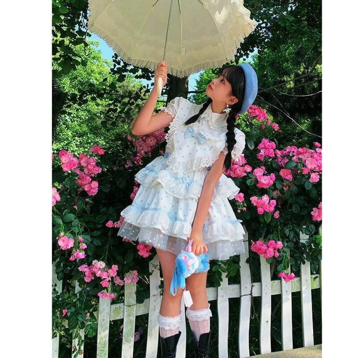 Lolita Sweet Love Polka Dot Dress