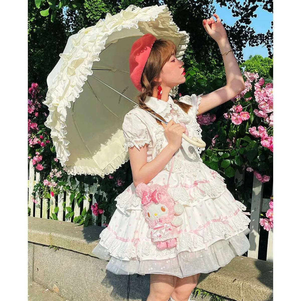 Lolita Sweet Love Polka Dot Dress