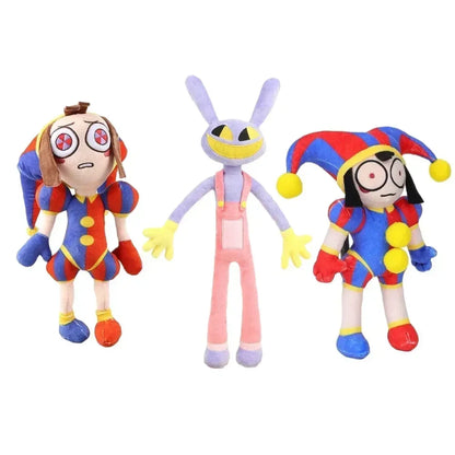 The Amazing Digital Circus Cartoon Plush Pomni Jax Doll
