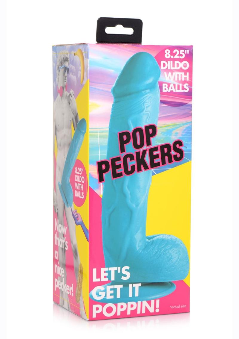 Pop Peckers Dildo With Balls