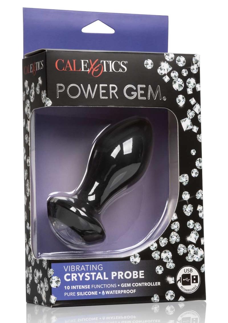 CalExotics Power Gem Vibrating Crystal Probe Butt Plug