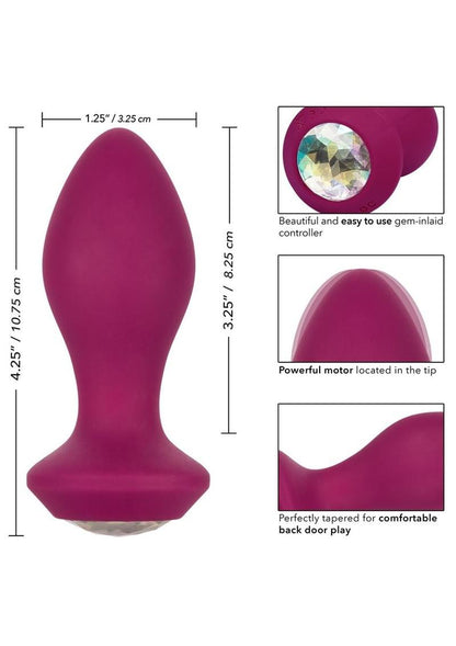 CalExotics Power Gem Vibrating Crystal Probe Butt Plug