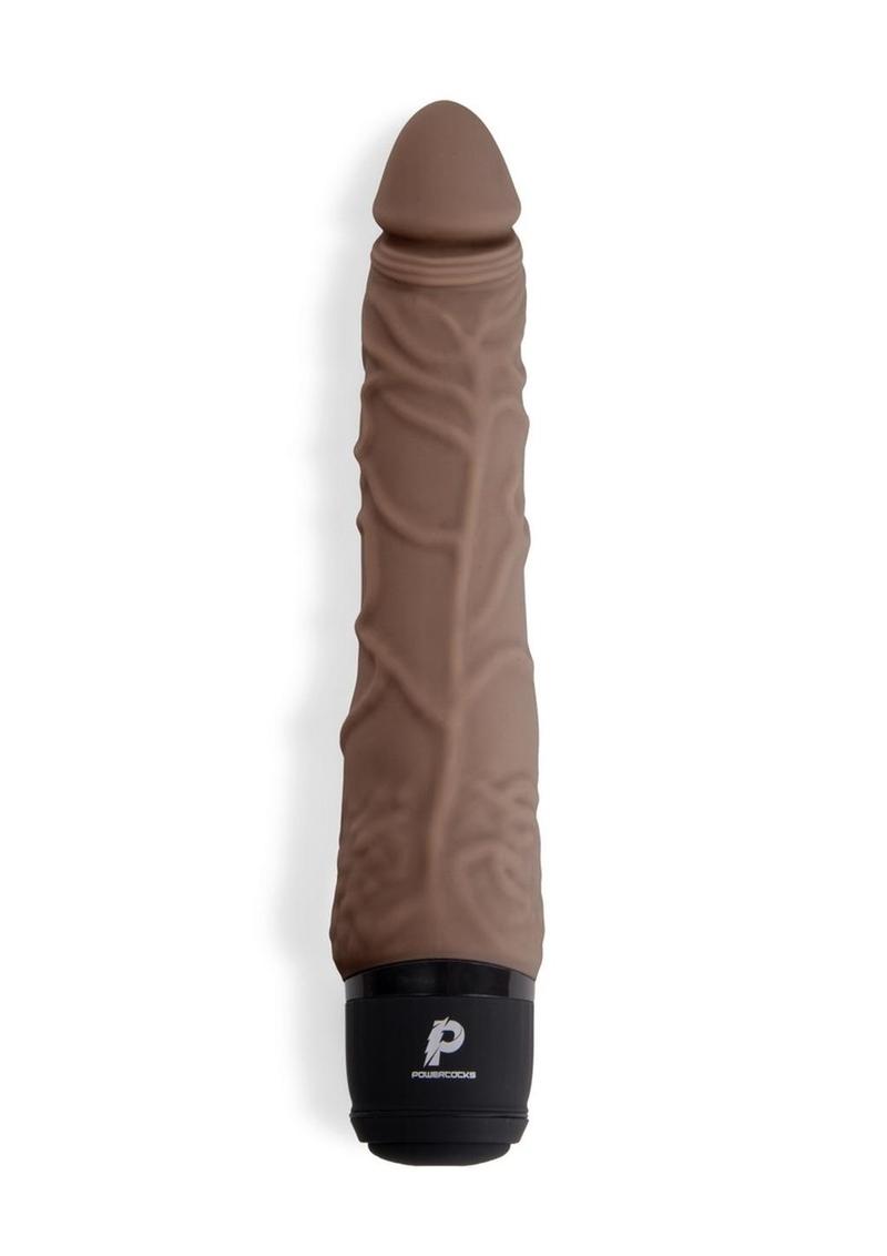 Power Cock Realistic Silicone Vibrator with Deep Vibration
