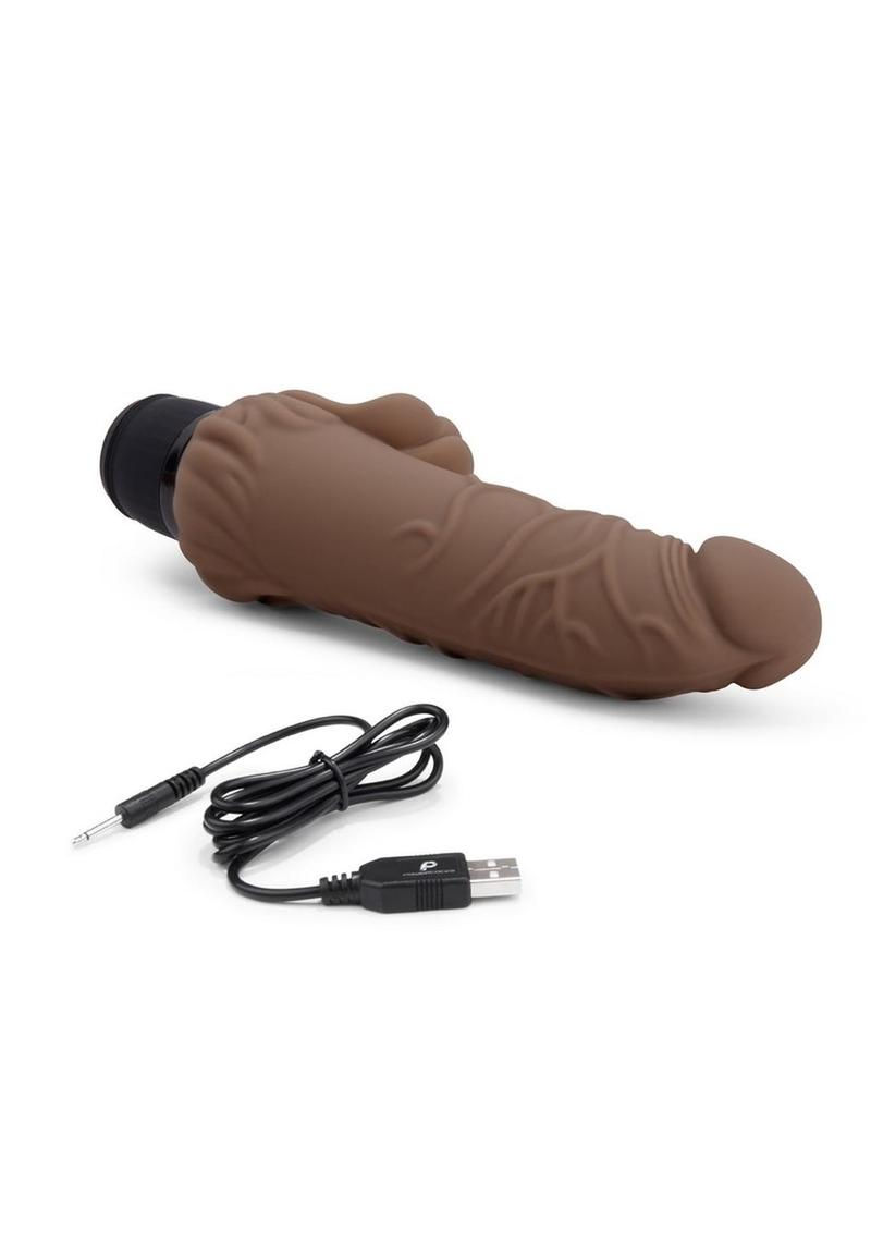 Power Cock Realistic Rechargeable Silicone Clitoral Stimulator