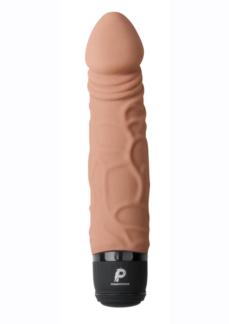 PowerCocks 6 Inch Silicone Rechargeable Realistic Vibrator