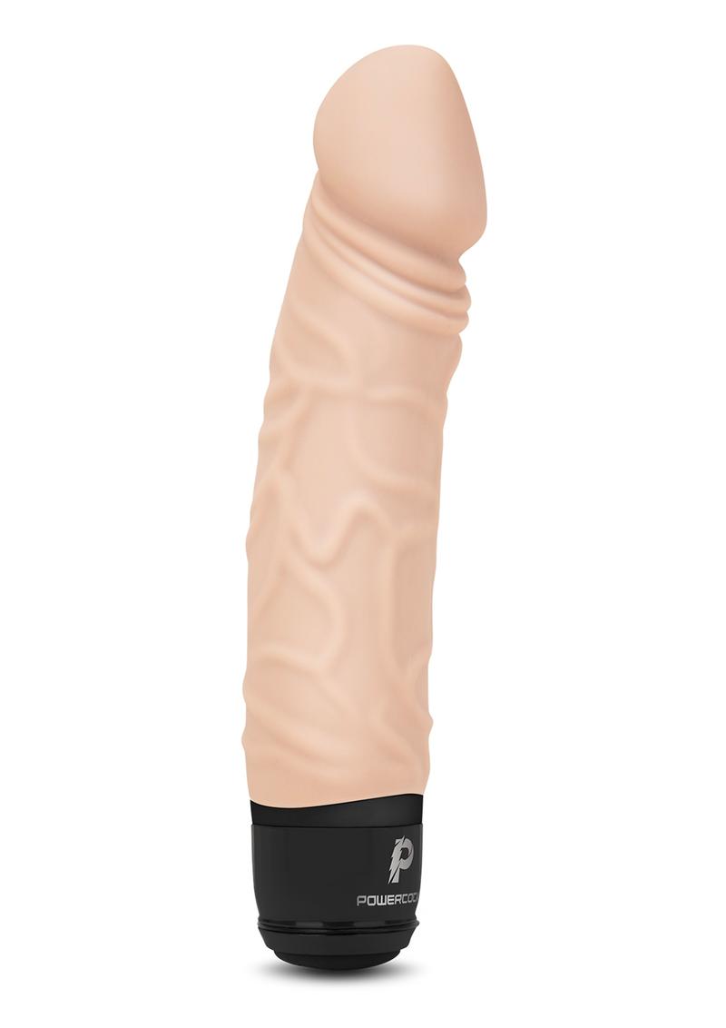 PowerCocks 6 Inch Silicone Rechargeable Realistic Vibrator