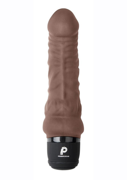 PowerCocks 6 Inch Silicone Rechargeable Realistic Vibrator