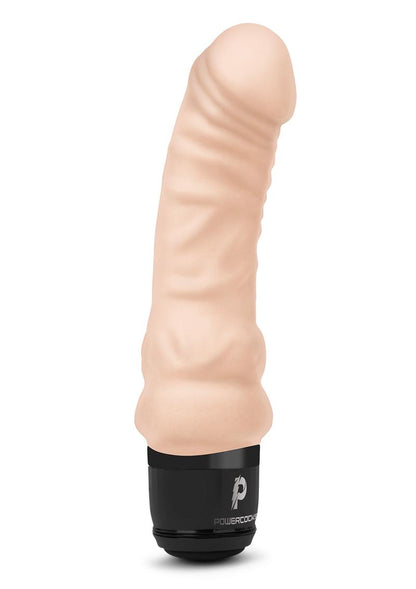 PowerCocks 6 Inch Silicone Rechargeable Realistic Vibrator
