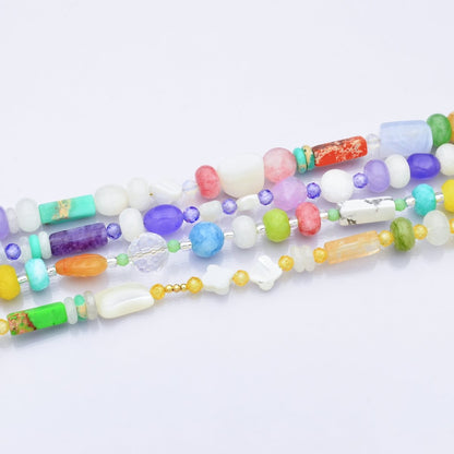 PRE-ORDER: 24K Gold Filled Summer Candy Gemstone Necklace | ETA 3 Weeks