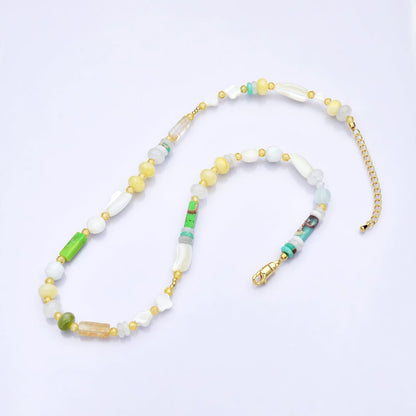 PRE-ORDER: 24K Gold Filled Summer Candy Gemstone Necklace | ETA 3 Weeks