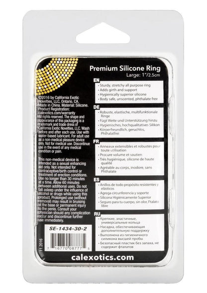 CalExotics Premium Silicone Ring Ultra Stretchy