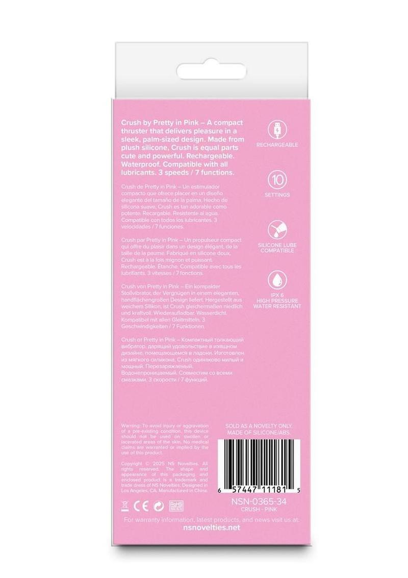 Pretty in Pink Crush Rechargeable Vibrator