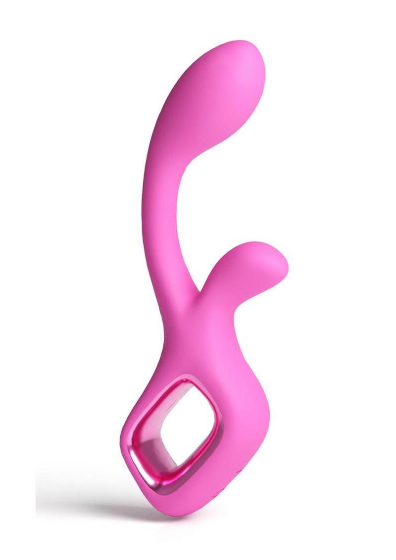 Pretty in Pink Velvet G-Spot Rabbit Vibrator