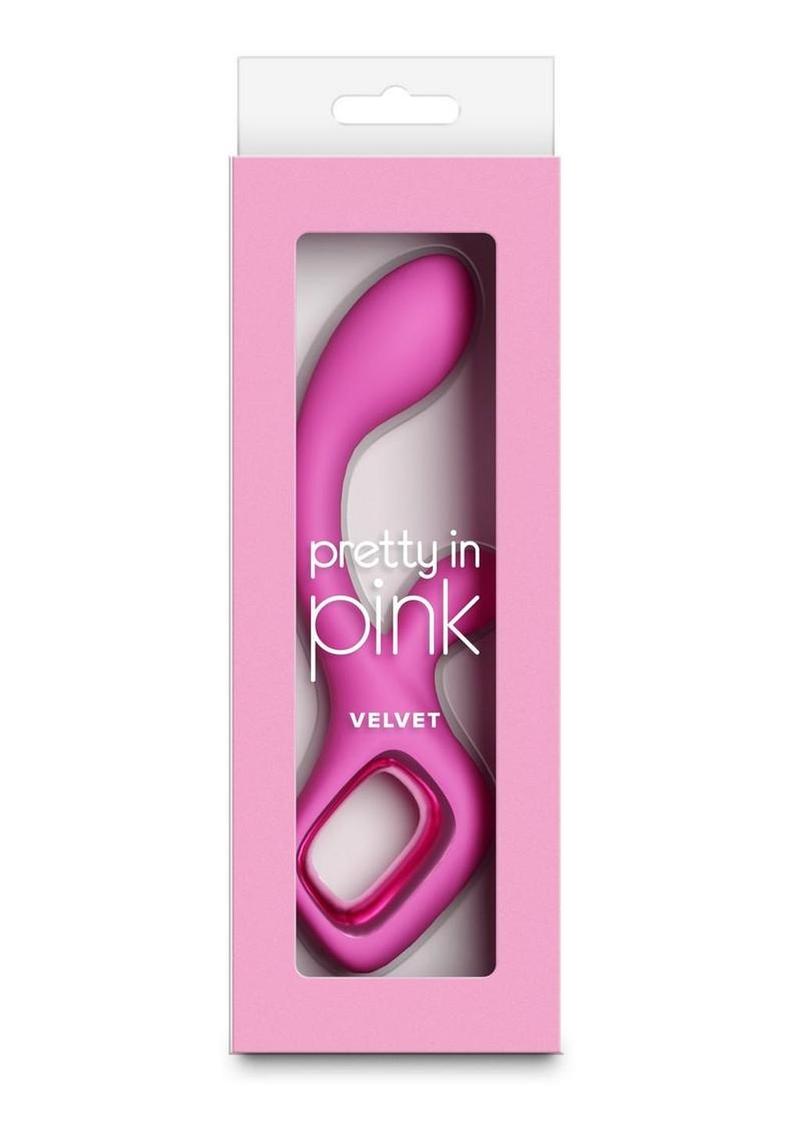 Pretty in Pink Velvet G-Spot Rabbit Vibrator