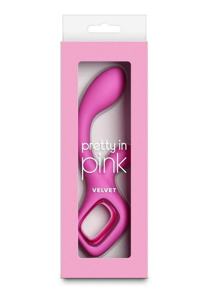 Pretty in Pink Velvet G-Spot Rabbit Vibrator