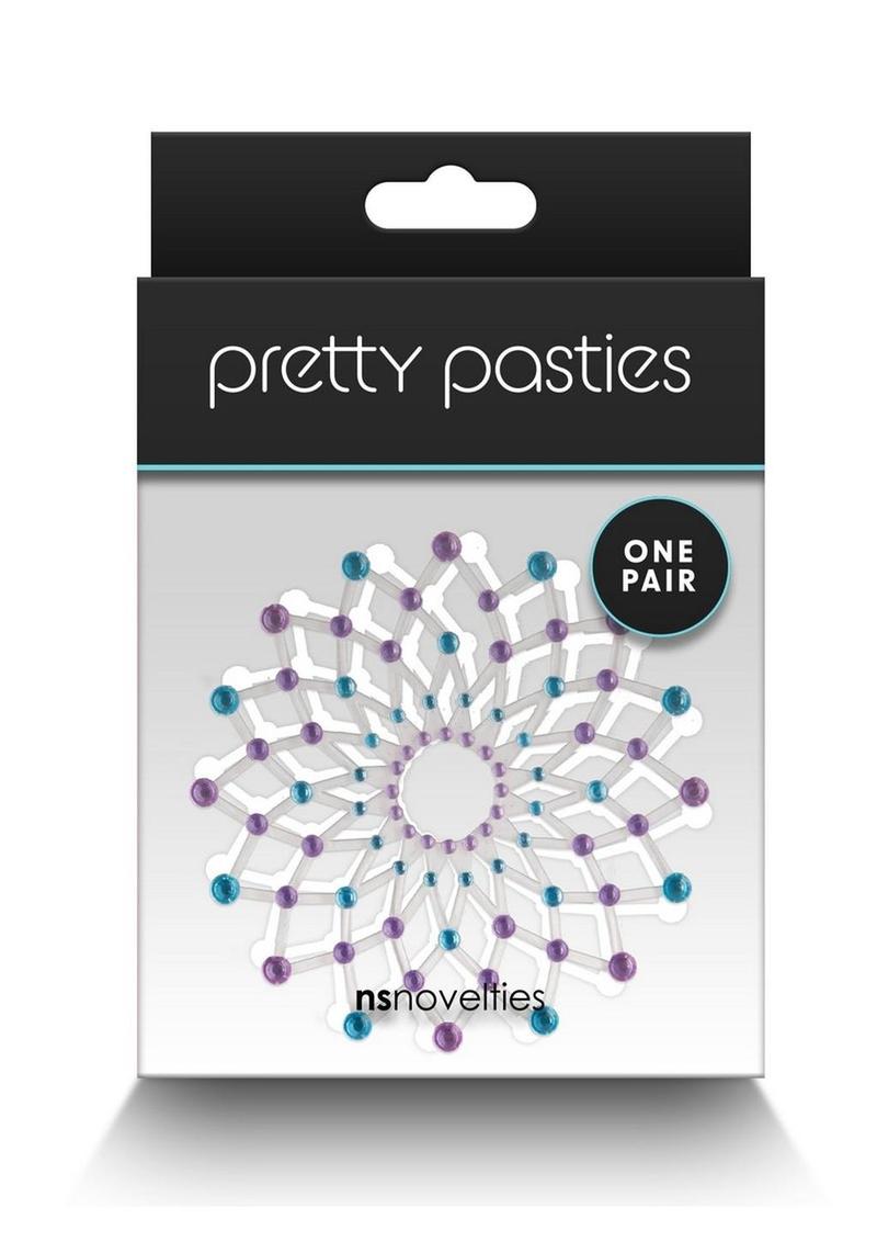 Pretty Pasties Charm II Blue And Purple One Pair
