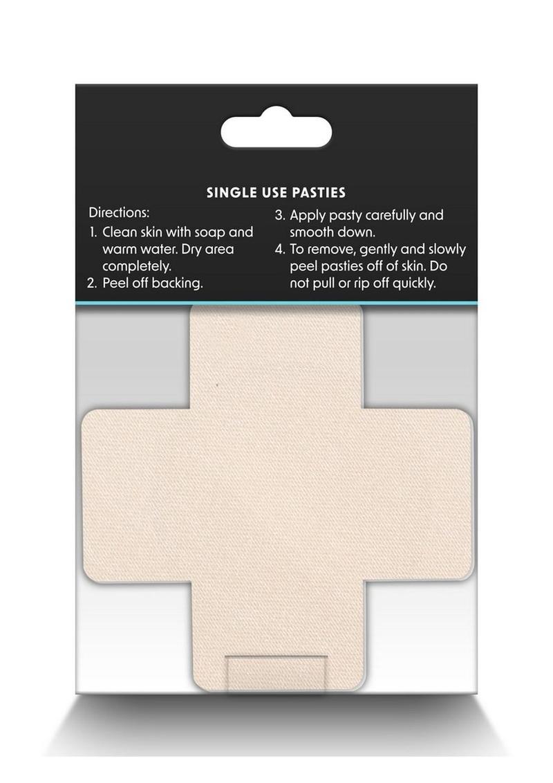 Pretty Pasties Purple Cross With Pairs Self-Adhesive