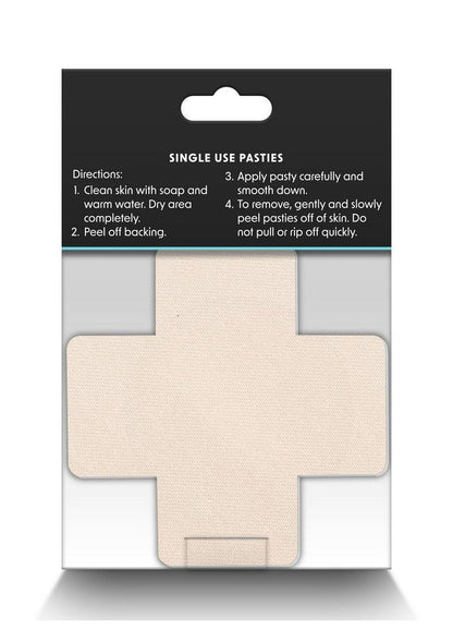 Pretty Pasties Purple Cross With Pairs Self-Adhesive