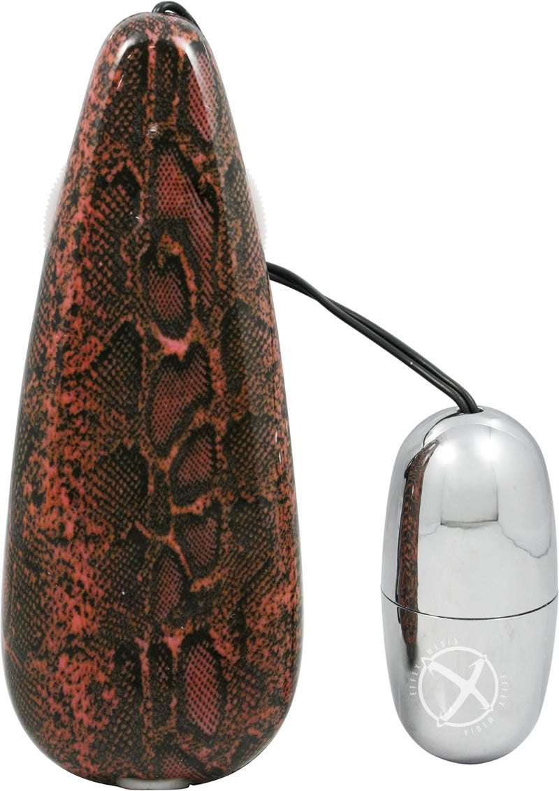 Primal Instinct Zebra Print Bullet Vibrator