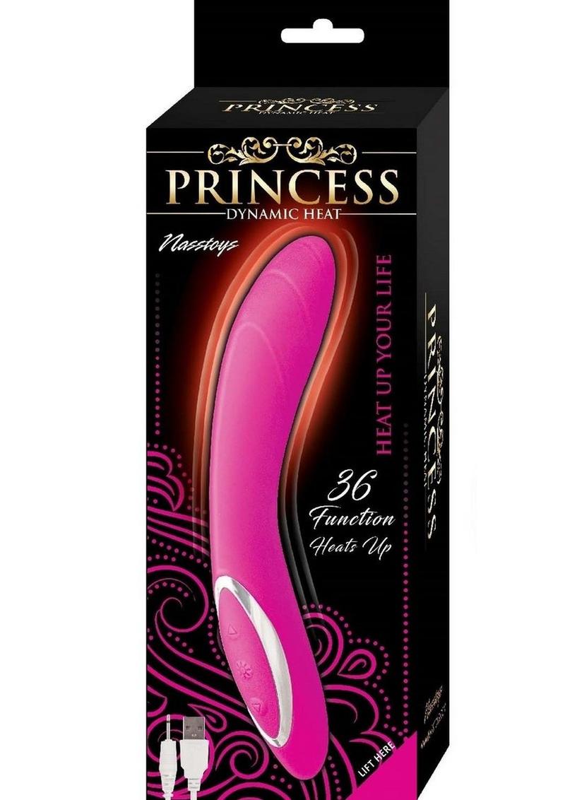 Princess Dynamic Heat Rechargeable Silicone G-Spot Vibrator