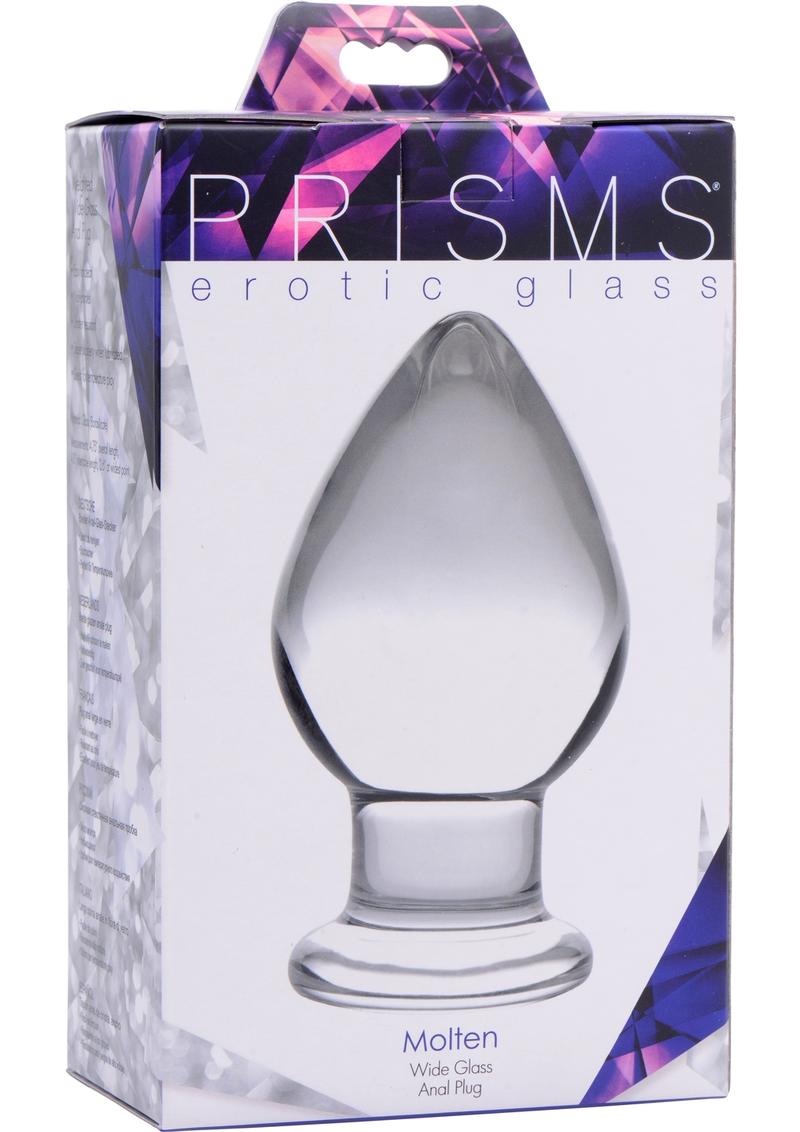 Prisms Molten Wide Glass Butt Plug experience
