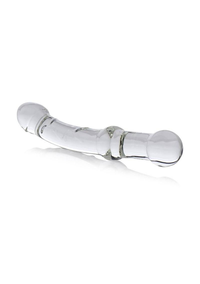 Prisms Prana Glass Thrusting Anal Probe with Raised Textures