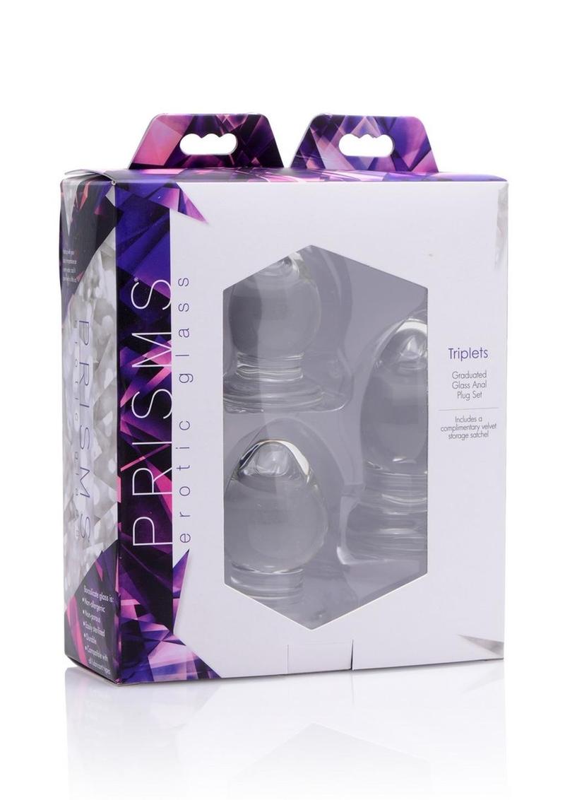 Prisms Triplets Glass Plug Set