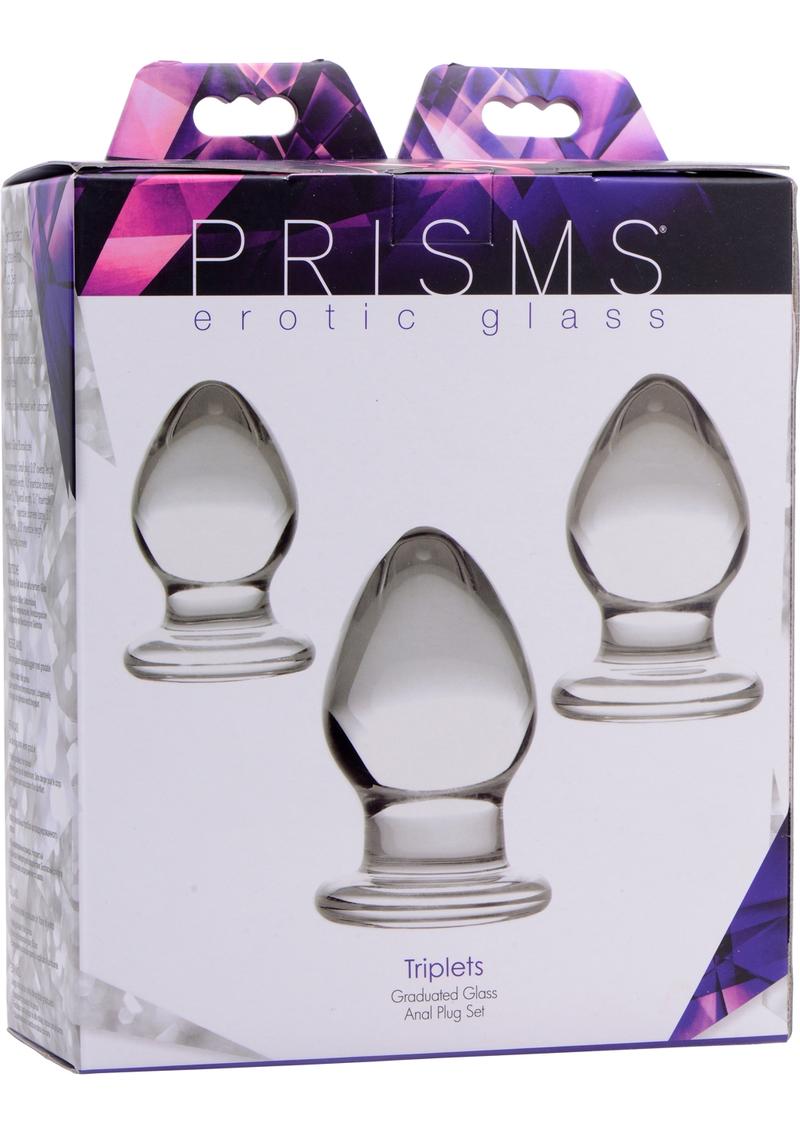 Prisms Triplets Glass Plug Set