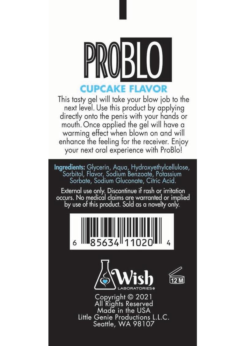 ProBlo Cupcake Flavored Blowjob Gel