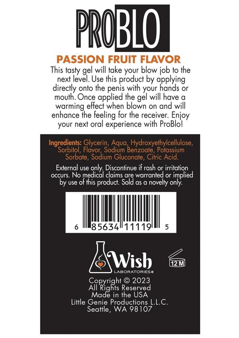 PRO BLO Passion Fruit Gel