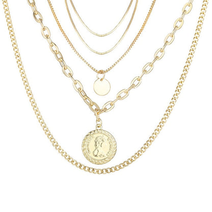 Gold Plated Necklaces Choker for Women,