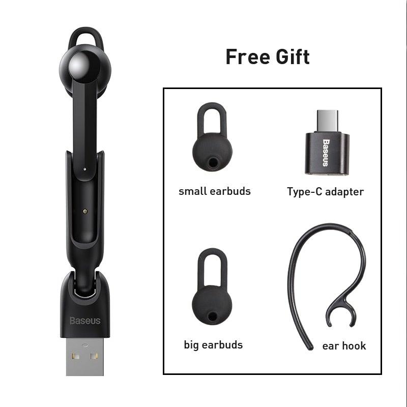 Magnetic Charging Wireless Bluetooth Earphone Bluetooth Headset Single Handsfree with Microphone Business Ear Updated Design with Industry Leading Sound &amp; Improved Comfort, Long Wireless Range,