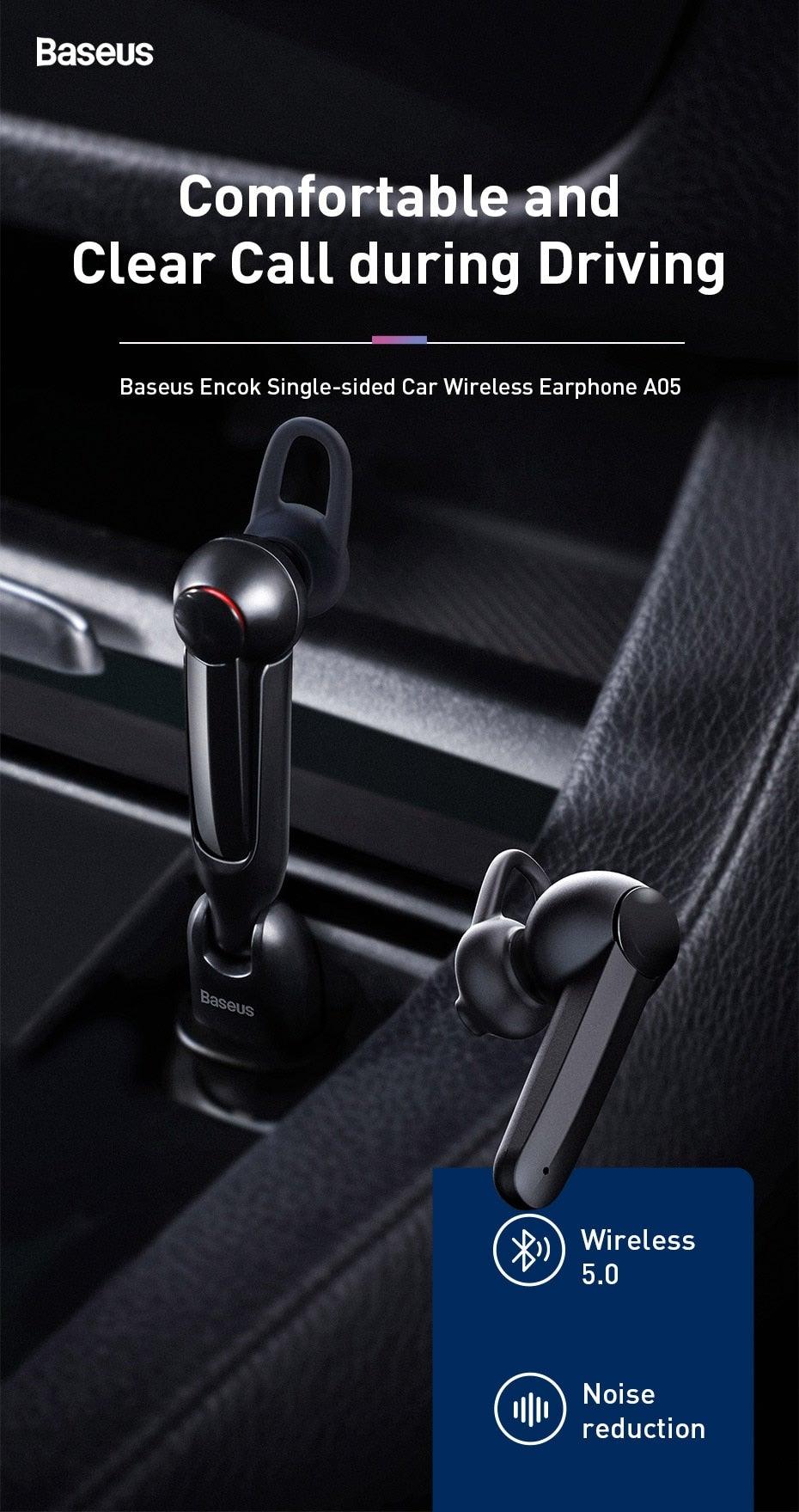 Magnetic Charging Wireless Bluetooth Earphone Bluetooth Headset Single Handsfree with Microphone Business Ear Updated Design with Industry Leading Sound &amp; Improved Comfort, Long Wireless Range,